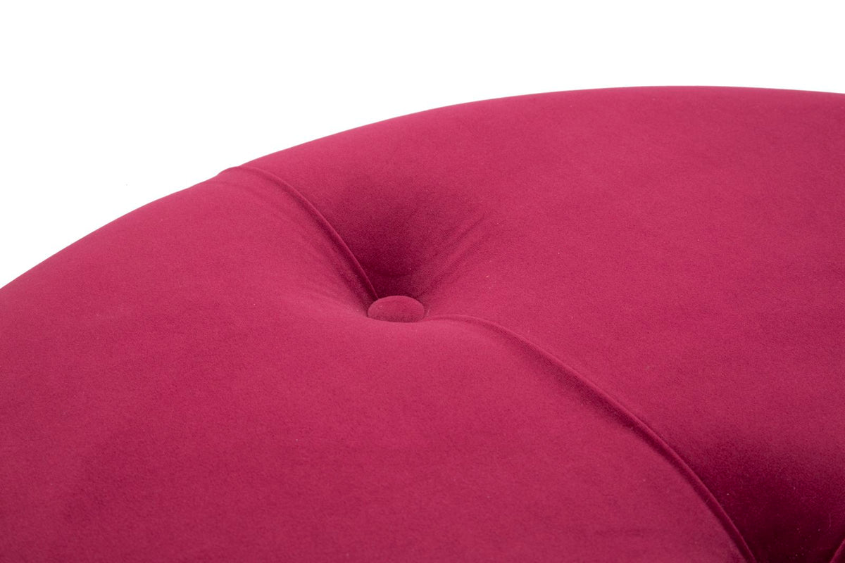 Puff/Contenitore Lines New Coppia Bordeaux (SET 2 PZ.)