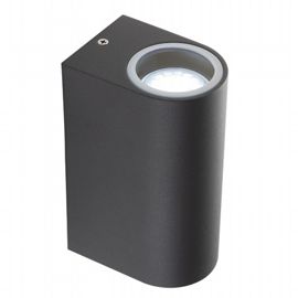 Applique da parete moderno per Interno ed Esterno 2xGU10 doppio flusso