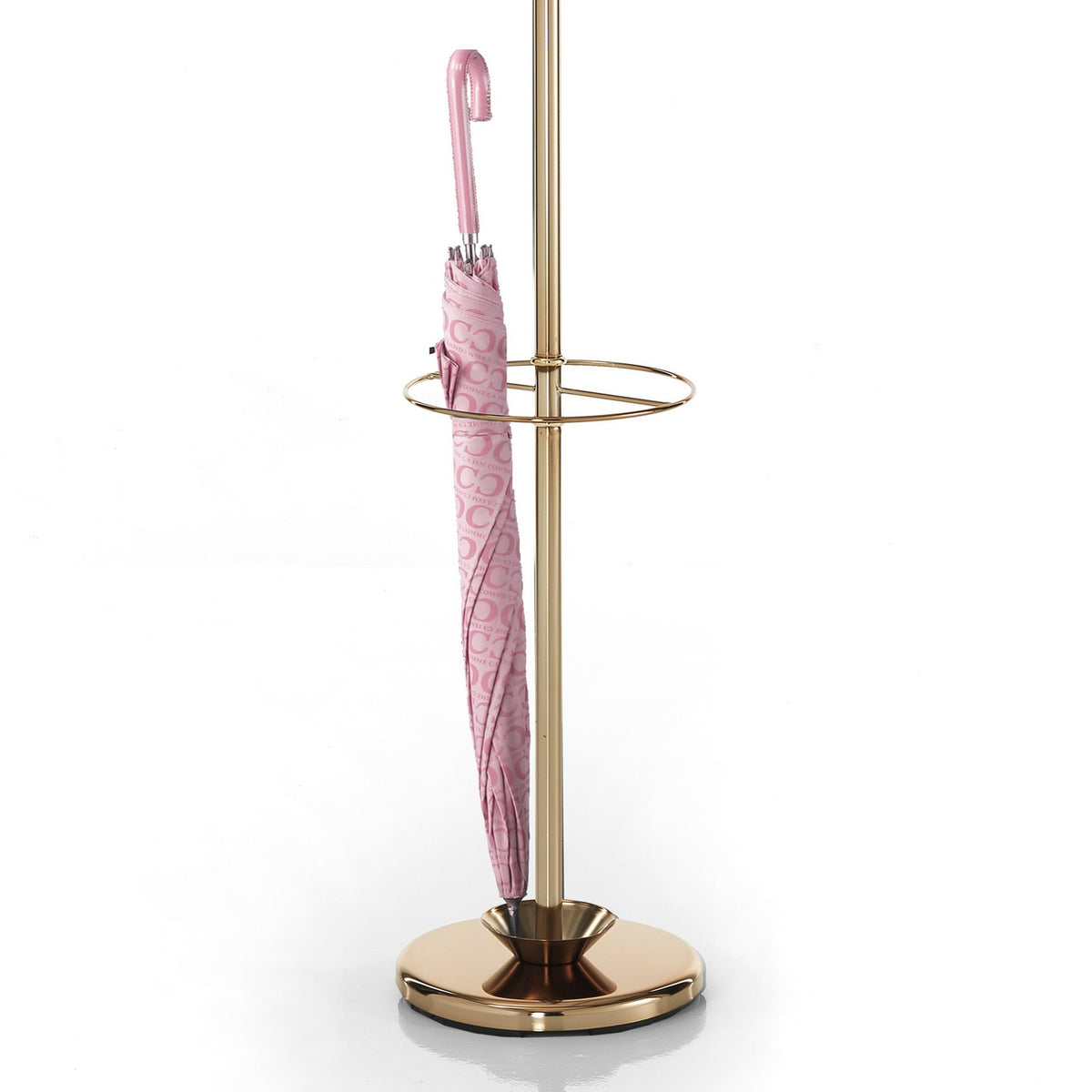 Appendiabiti e portaombrelli in Oro Rosa Lucido