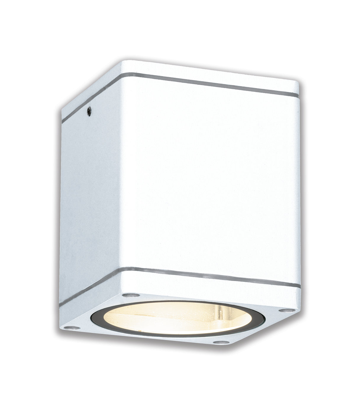 Faretto Cubo da Soffitto in alluminio presoffuso per Interni ed Esterni