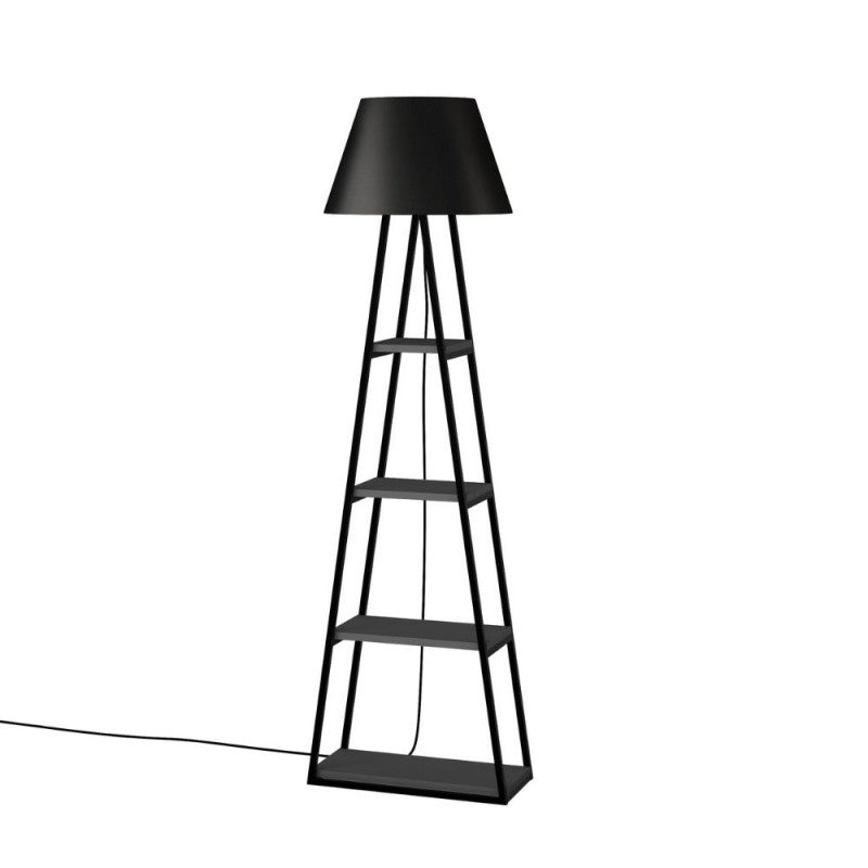 Lampada da terra struttura e paralume 50x165