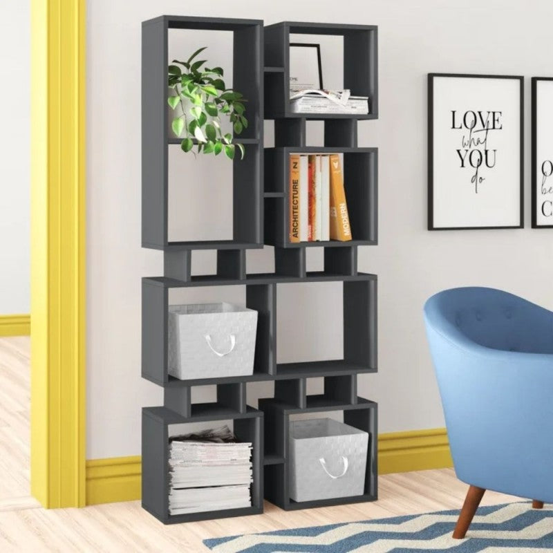 Libreria bifacciale Rail bianco 79x166,5