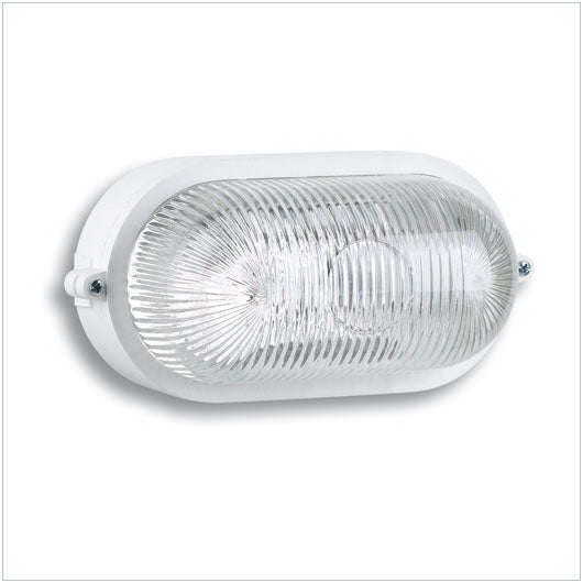 Plafoniera serie Tartaruga ideale per l'illuminazione di ambienti esterni. bianca