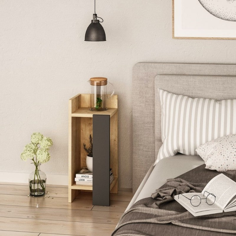 Tavolino comodino di design 27x25x60h versione Destra e Sinistra