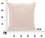 Set 02 Pezzi Cuscini in tessuto rosa cm 45x45x10
