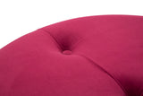 Puff/Contenitore Lines New Coppia Bordeaux  (SET 2 PZ.)