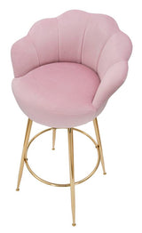 Sgabello Bar Vienna Rosa Cm 55X53X110