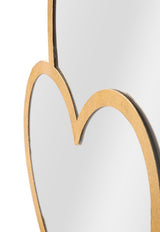 Specchio Glam Doppio Cuore cm 65x2x50