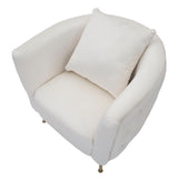 POLTRONA BUCAREST IN VELLUTO CON PIEDI IN METALLO DORATO  CM 76X74X73
