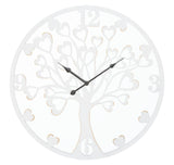 Orologio Da Muro White Heart/Tree Cm Ø 55X4,5