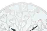 Orologio Da Muro White Heart/Tree Cm Ø 55X4,5