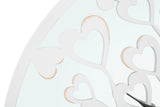 Orologio Da Muro White Heart/Tree Cm Ø 55X4,5