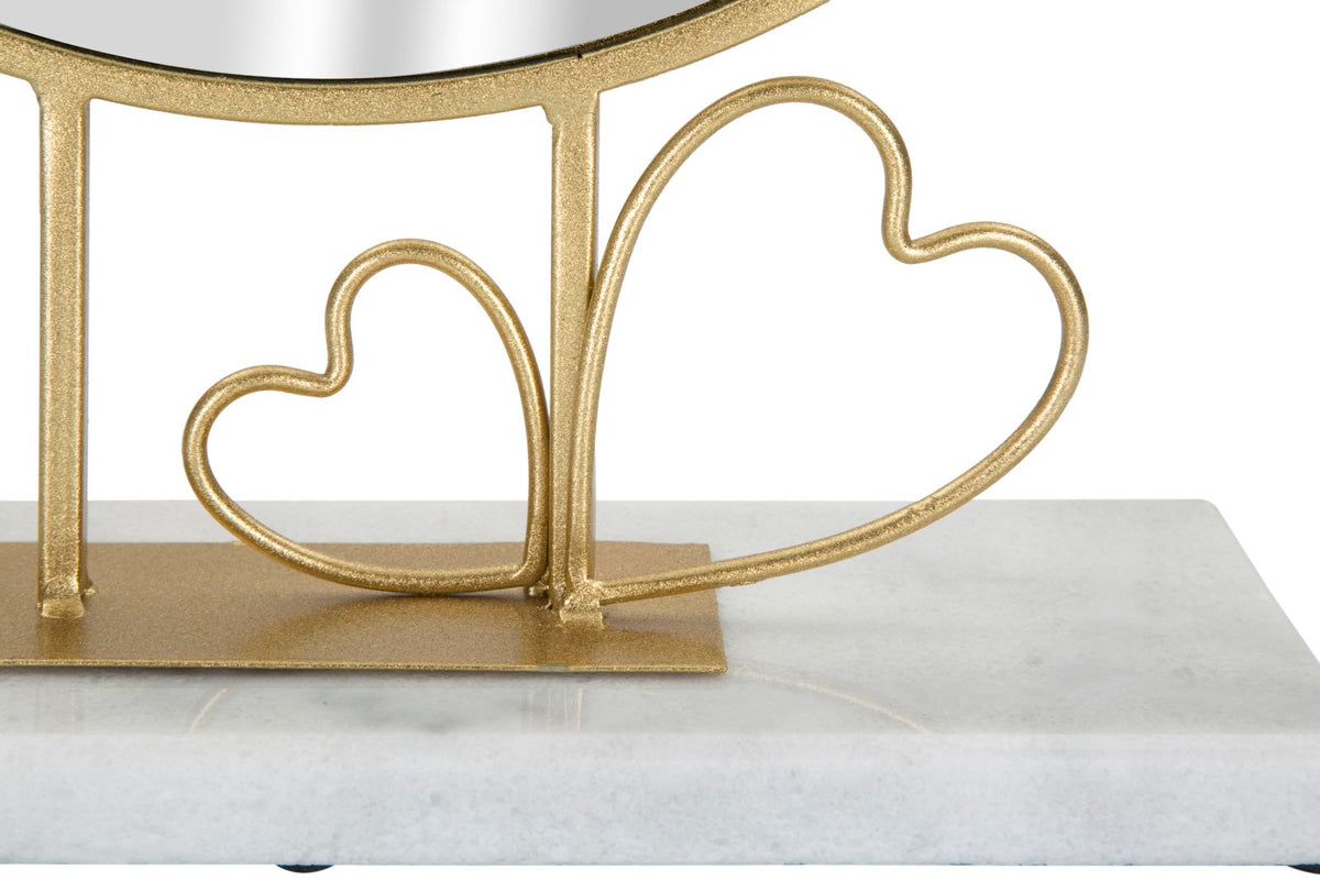 Specchio Da Appoggio Heart Cm 30X9X39,5