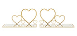 Comodino Mensola Hearts Coppia cm 41,5x18x21