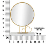 Specchio Da Appoggio Heart Cm 30X9X39,5