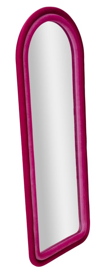 Specchio Da Muro Cloe Velluto Cm 60X4X160