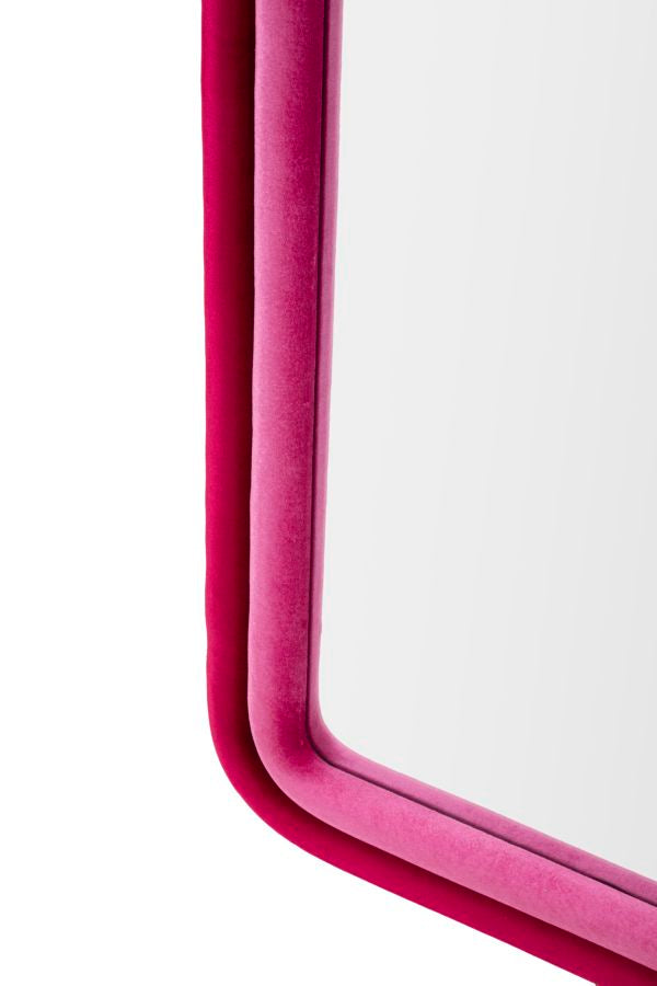 Specchio Da Muro Cloe Velluto Cm 60X4X160