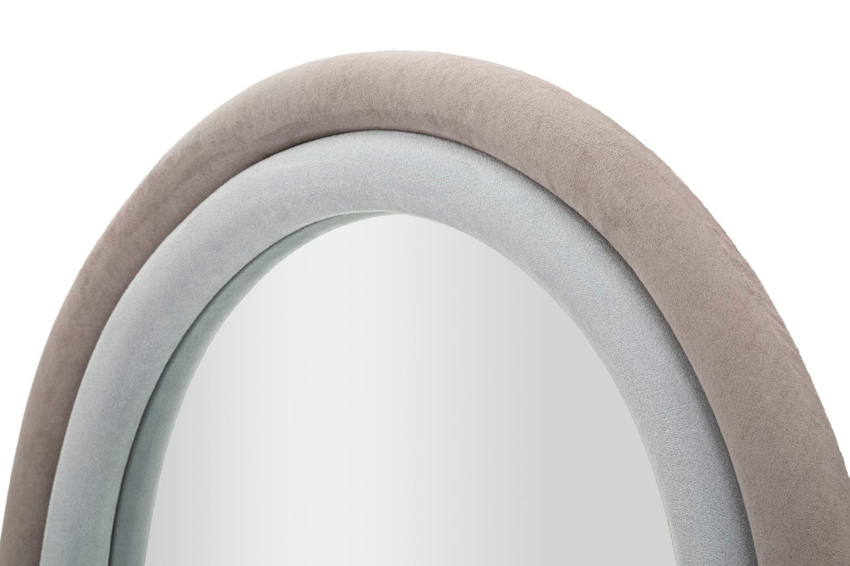 Specchio Da Muro Cloe Velluto Cm 60X4X160