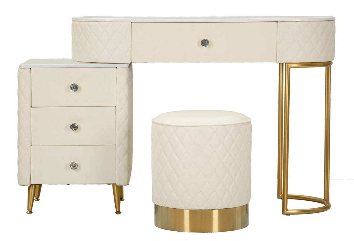 Toeletta Sharon C/Puff cm120x40x75