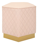 Puff Rosa Pentagonale Sharon CM 35X35X38