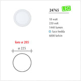 Fari Slim a Led da incasso per cartongesso Led da 24/18/12/6W