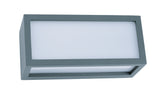 Applique lampada parete da esterno IP54 rettangolare moderna per facciata balcone terrazza