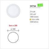 Fari Slim a Led da incasso per cartongesso Led da 24/18/12/6W