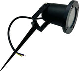 Faretto orientabile nero con picchetto GU10 da esterno per giardino ideale come segnapassi o per illuminare le piante del tuo giardino