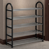 Scaffale portascarpe e altro con 5 ripiani in metallo Misure 59x19x70cm