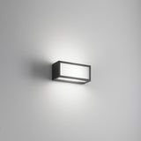 Applique lampada parete da esterno IP54 rettangolare moderna per facciata balcone terrazza