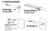 Lampione Solare da Esterno 2500 Lumen con Telecomando, Led 20w con Sensore - Alta luminosità