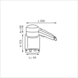 Asciugacapelli LUX PROFESSIONAL PHON bianco