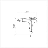 Asciugacapelli LUX PROFESSIONAL PHON bianco