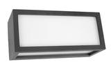 Applique lampada parete da esterno IP54 rettangolare moderna per facciata balcone terrazza