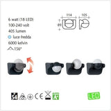 lampada a Led - applique a soffitto e a parete