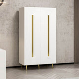 Armadio multiuso 2 ante particolari oro 90x47x164h