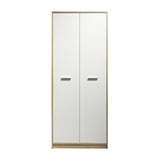 Armadio 2 ante rovere sonoma bianco