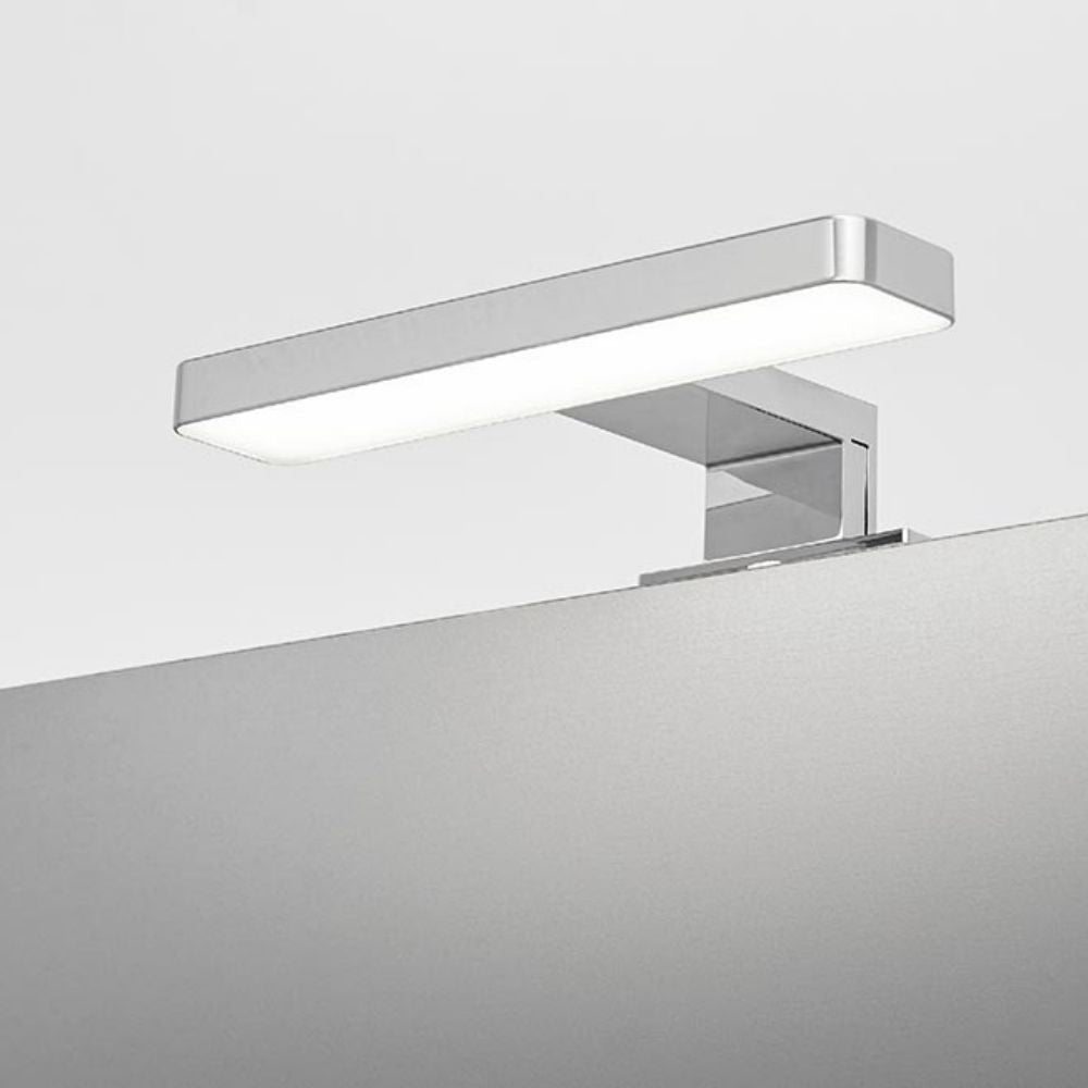 Lampada LED per bagno 6,5 watt cromata 200 mm