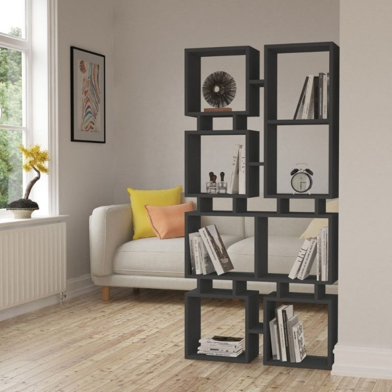 Libreria bifacciale Rail bianco 79x166,5