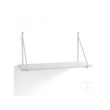 Mensola da parete filo in acciaio dimensioni cm. H.30 x L.60 x P.22