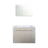 Mobile bagno 1 cassetto con frontale ondulato