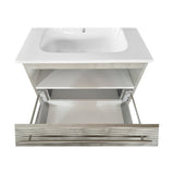 Mobile bagno 1 cassetto con frontale ondulato