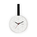 Orologio da parete nero e bianco