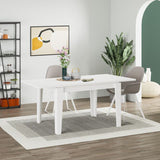 Tavolo allungabile bianco 120x80 cm