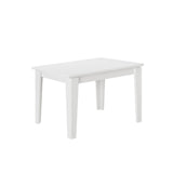Tavolo allungabile bianco 120x80 cm